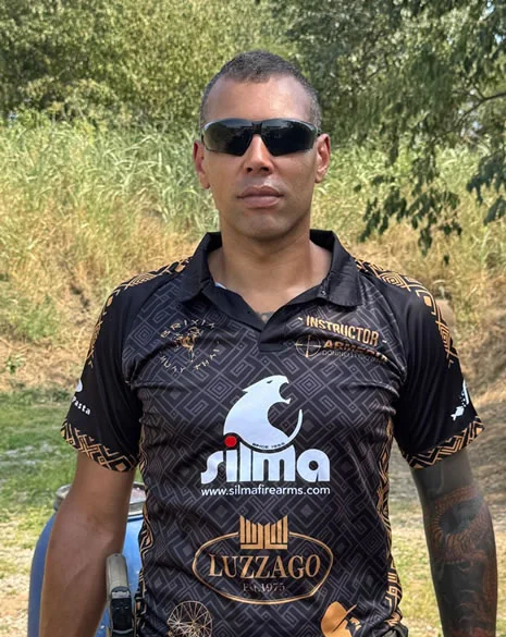 Kristian Lazzaroni, istruttore di tiro dinamico sportivo
